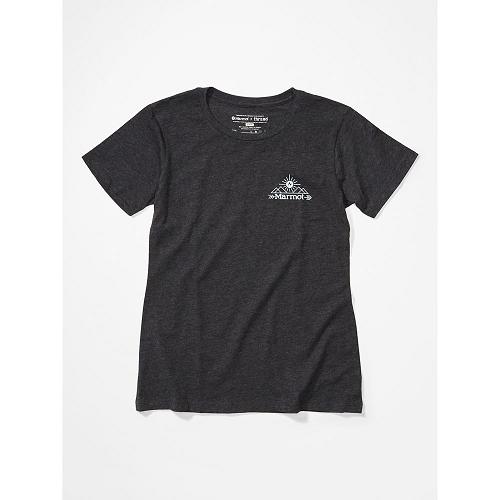 Marmot Arrow Clothes - Womens T-Shirts Black CA6291407 Canada